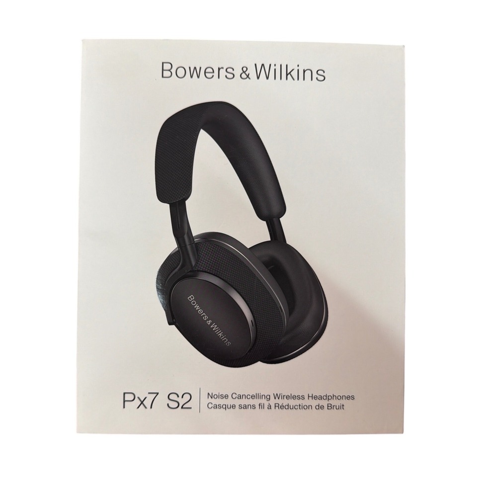 Bowers & Wilkins Px7 S2 Noise Cancelling Wireless Over-Ear Headphones Black